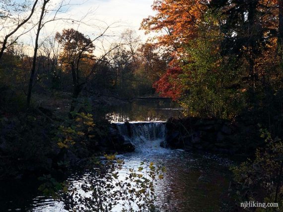 Small waterfall at Duke Farms.