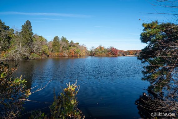 Parvin Lake in fall 2018