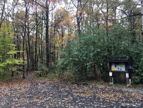 Culvers Gap Appalachian Trail kiosk.