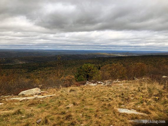 Blue Mountain summit, looking west over NJ into PA