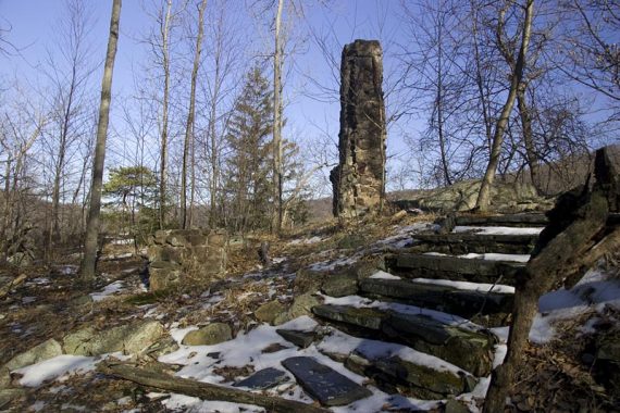 Ruins around Bear Swamp Lake