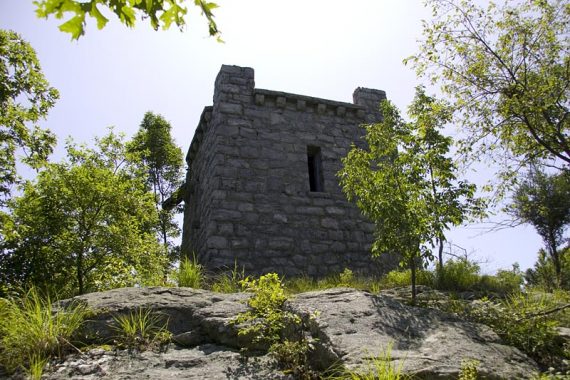 Castle water tower - back