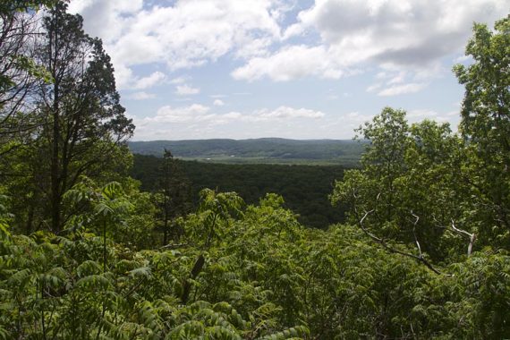 View over hills in Jenny Jump