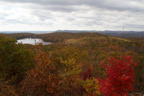 Viewpoint on the way to the ruins