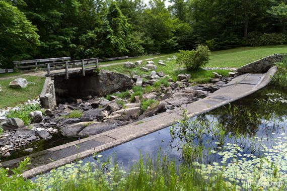 Wing dam on Wawayanda lake