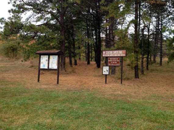 Cushetunk trail signs