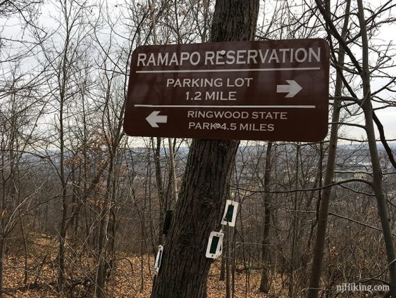 Ramapo Reservation sign