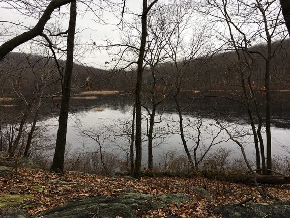 Bear Swamp Lake comes into view