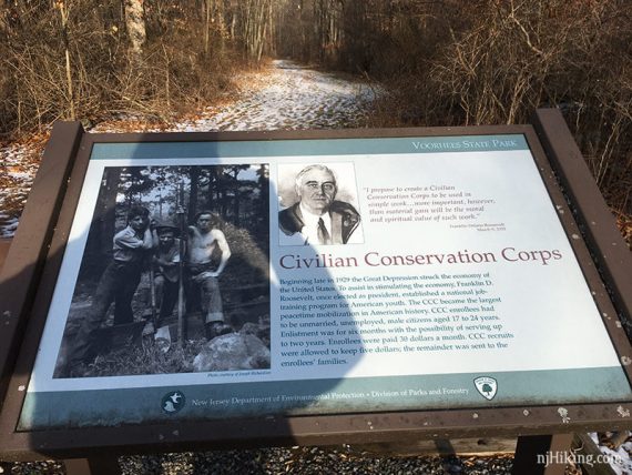 Displays about the CCC.