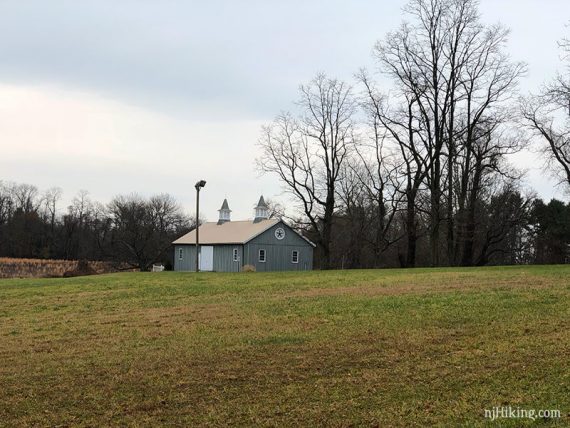 Looking back at the Grey Barn