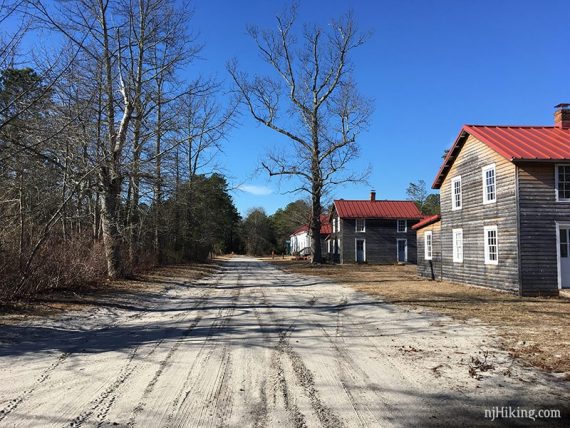 Head down the Cranberry Trail to see the village buildings.