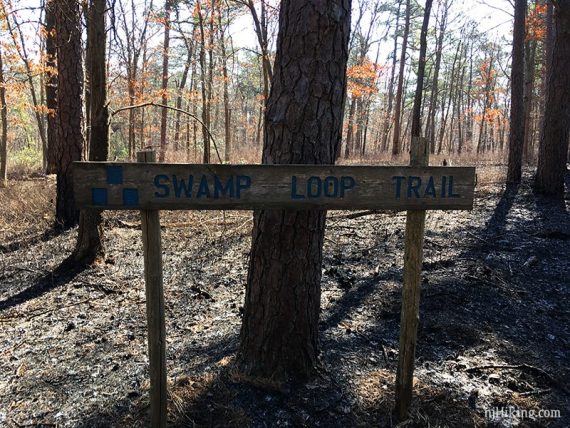 Swap Loop Trail sign