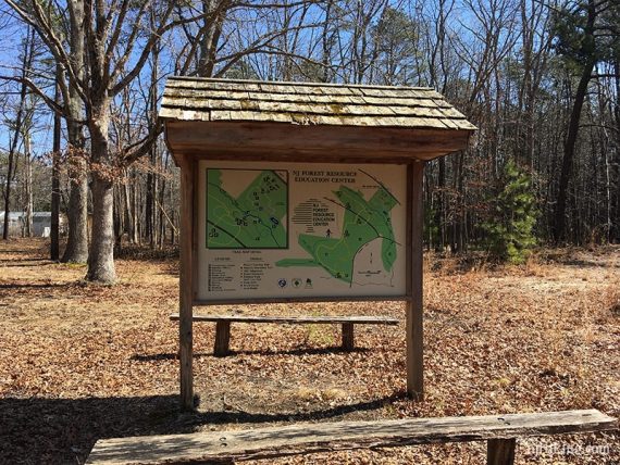 Forest Resource Center trail kiosk