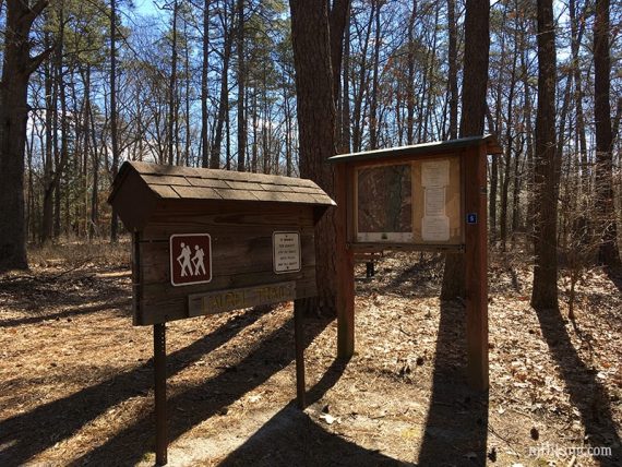 Laurel trails sign.