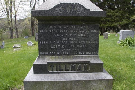 Tillman gravestone.