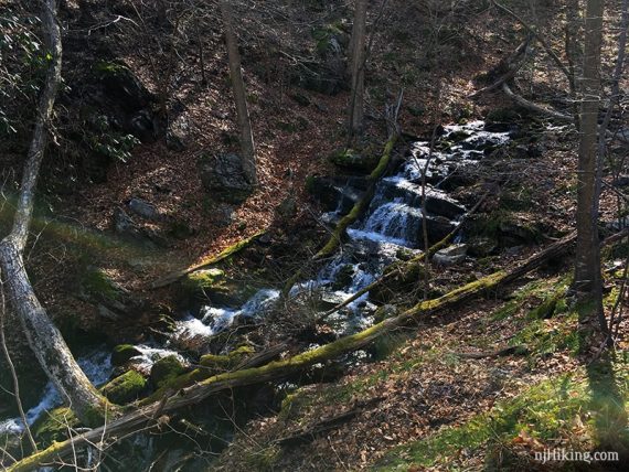 Laurel Falls, uppermost cascade.