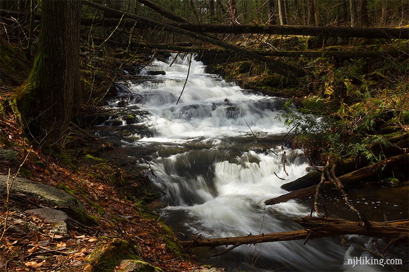 Stony Brook Falls in Sussex County offers two more waterfall hikes in nj
