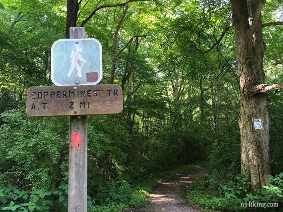 Coppermine Trail sign