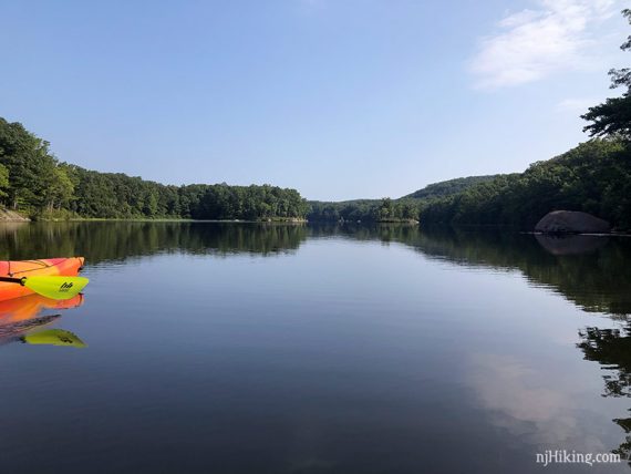 Flat water on Splitrock.