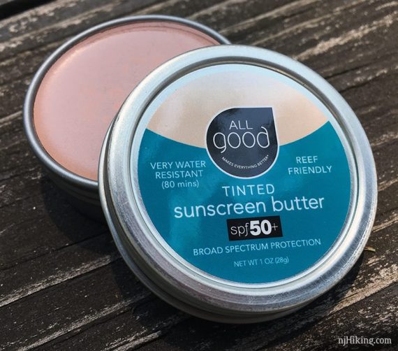 all good tinted sunscreen butter