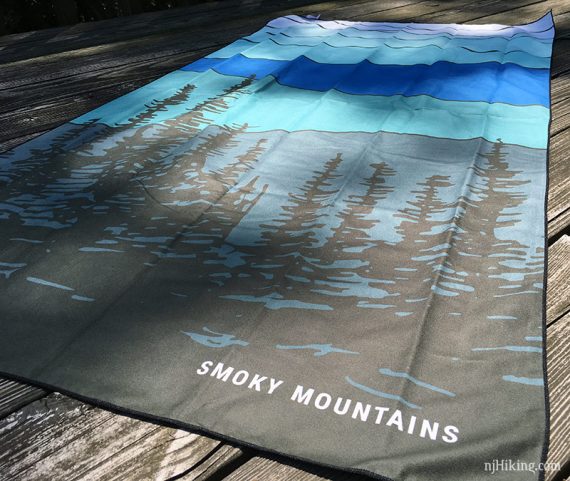 Nomadix Smokey Mountain ultralight towel