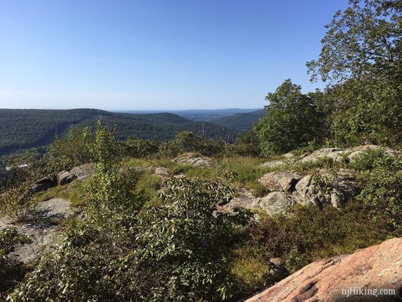 View along Seven Hills.
