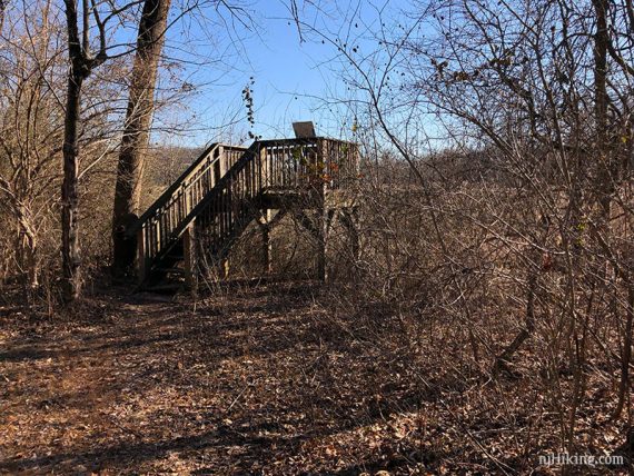 Observation platform in Rogers Refuge.