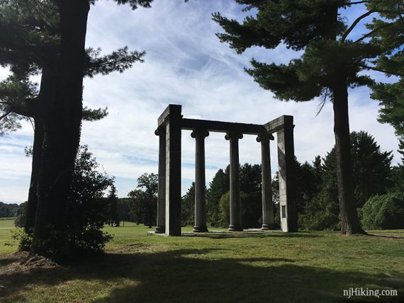 Columnade in Princeton Battlefield.