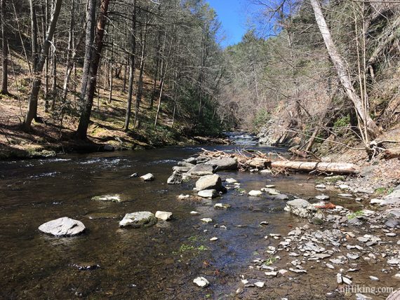 Raymondskill Creek.