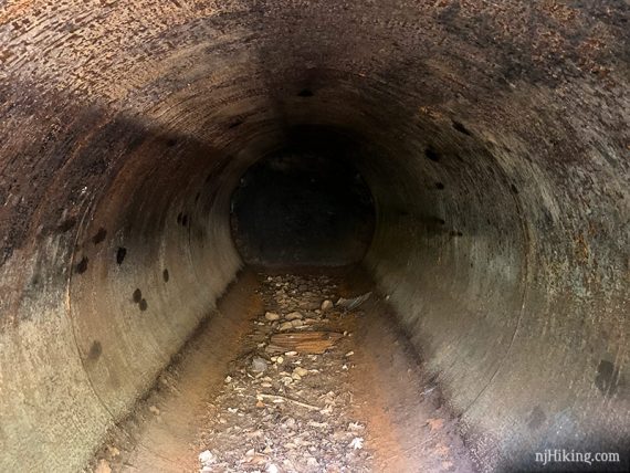 Looking inside a water tank