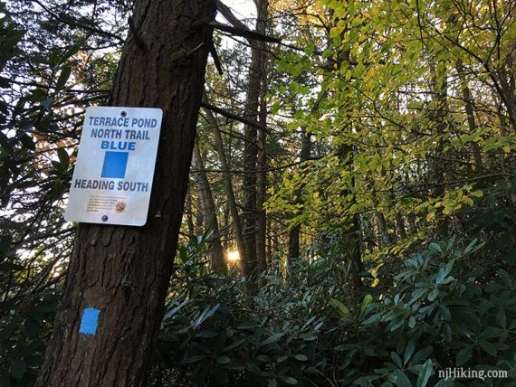 Terrace Pond North trailhead.