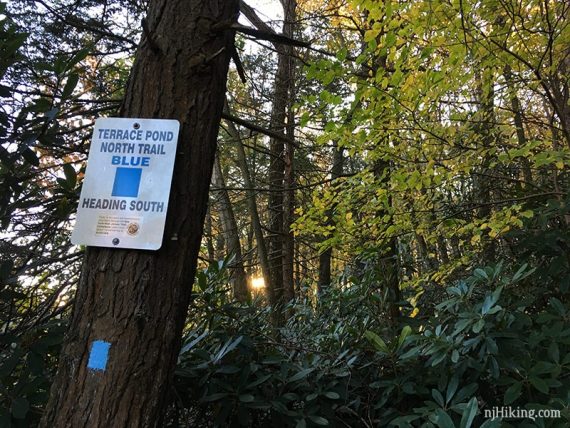 Terrace Pond North trailhead