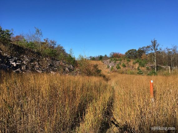 Trail runs along a pipeline