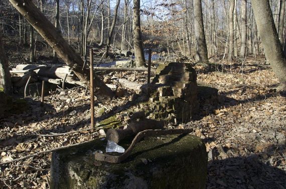 Remains of a mill.