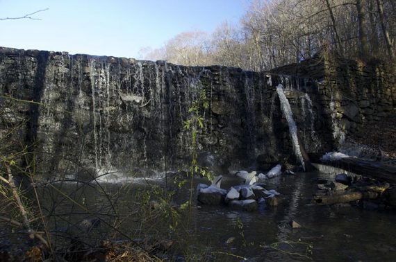 A dam on Lake Surprise.