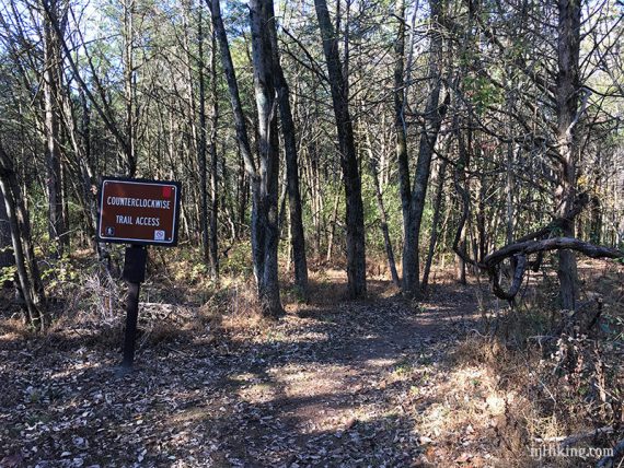 Picking up RED at the Nature Center, counterclockwise.