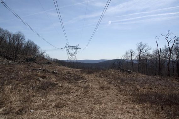 Cross power lines