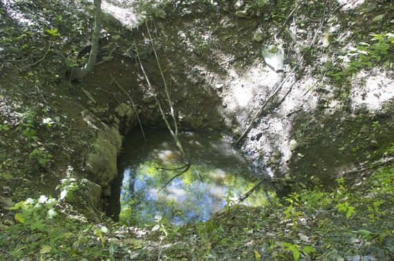 Old mine pit, Paterson Mine