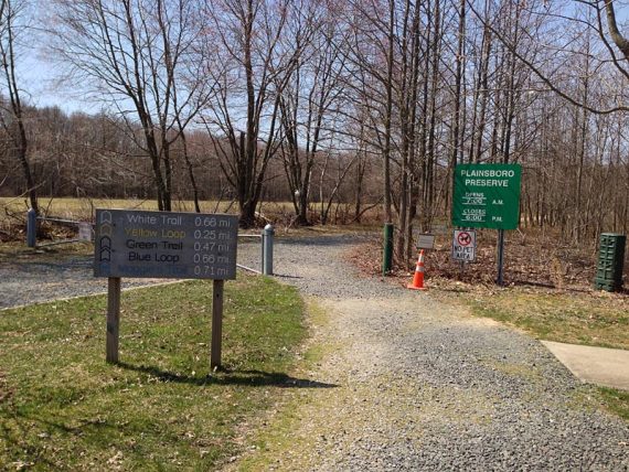 Trail signs.