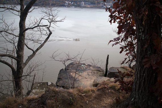 Boat along the Hudson