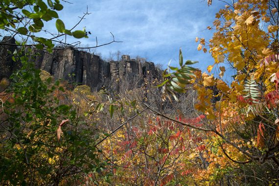 The cliffs of the Palisades