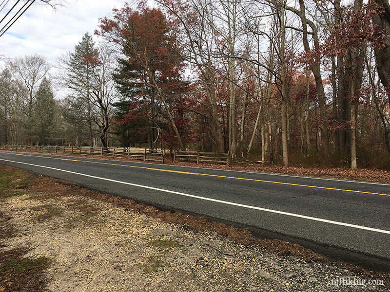 Allaire State Park hiking path