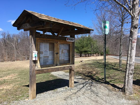 RED trail head kiosk