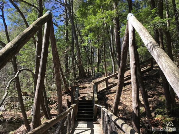 Bridge over Deer Leap Falls