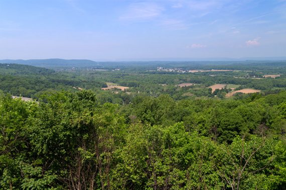 View from Scenic overlook on Rt. 80