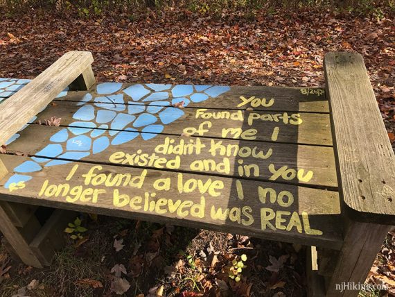 Snazzy benches.