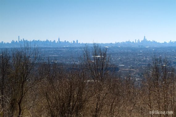 View of NYC skyline