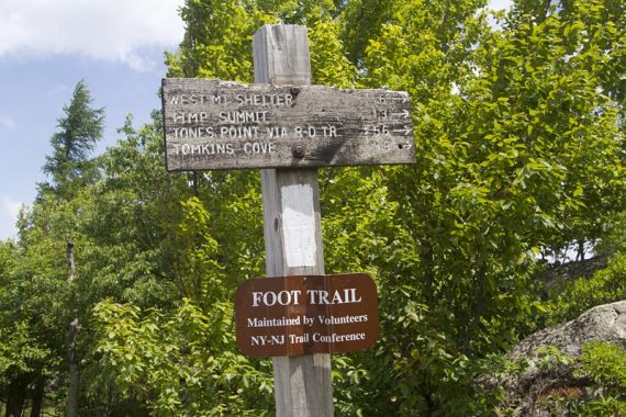 Trail sign.