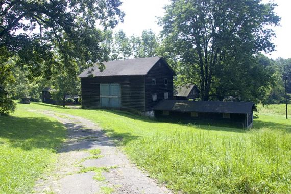 Farm buildings along the Ridge Trail