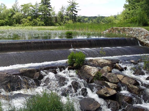 The dam on Wawayanda Lake.